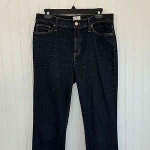 J. CREW Womens Size 31 Lookout High Rise Skinny Denim Jeans Indigo Rinse Wash